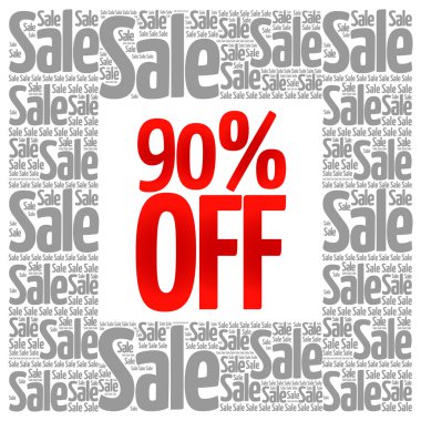 %90 off Satılık kelime bulutu