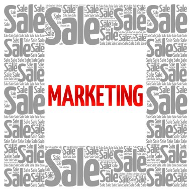 Pazarlama kelime bulutu