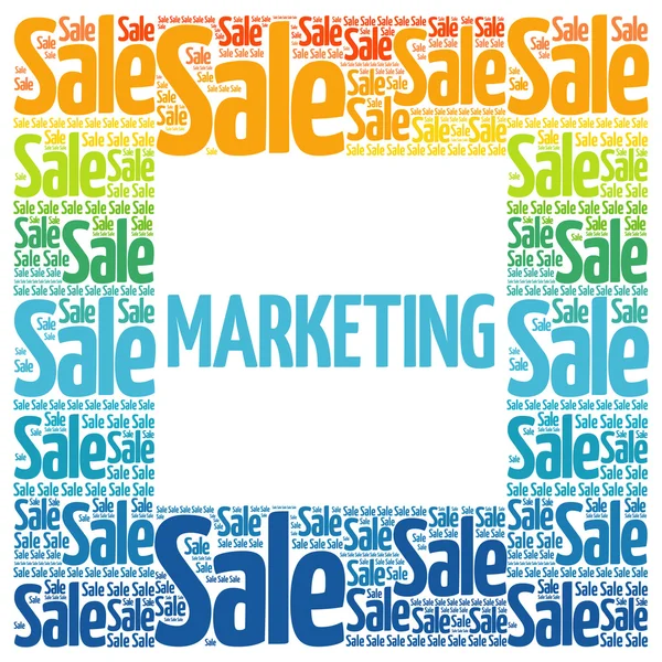 MARKETING mots nuage — Image vectorielle