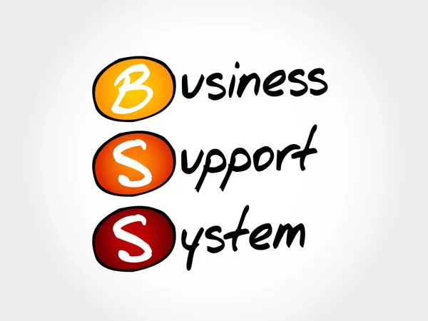 BSS - Business Support System — Stockvector