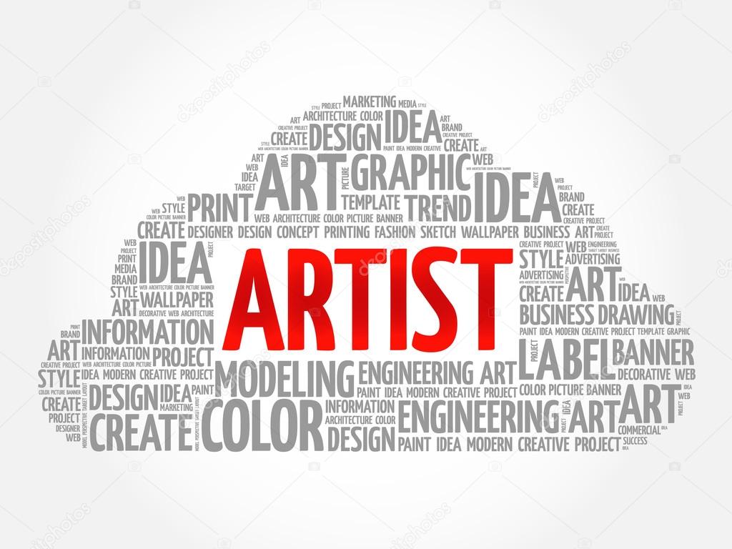 ARTIST word cloud Stock Vector Image by ©dizanna 112552544