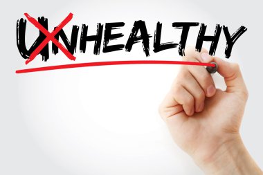 Word sağlıksız sağlıklı dönüm