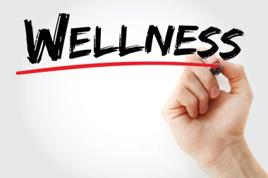 Sağlık marker ile yazma el