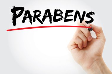 Parabens marker ile yazma el