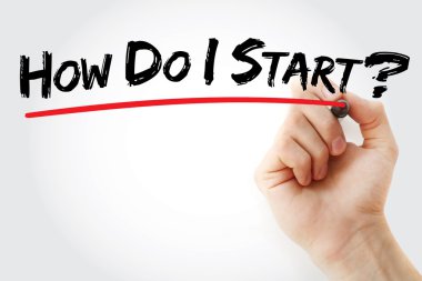 El yazma nasıl başlatırım? Marker ile