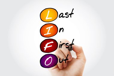 LIFO son olarak ilk dışarı marker ile