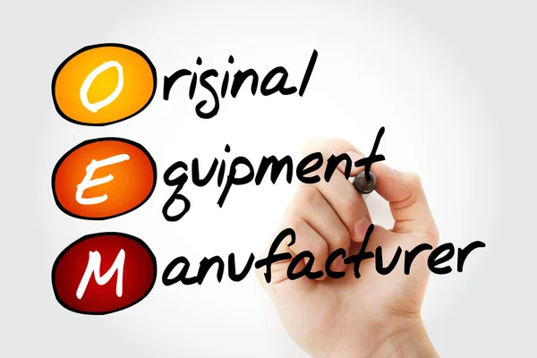 OEM Original Equipment Manufacturer — Stock Photo, Image