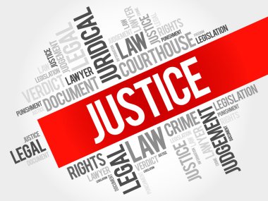 Adalet kelime bulutu