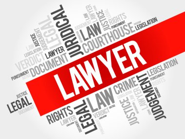 Avukat kelime bulutu