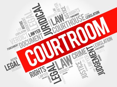 Mahkeme kelime bulutu