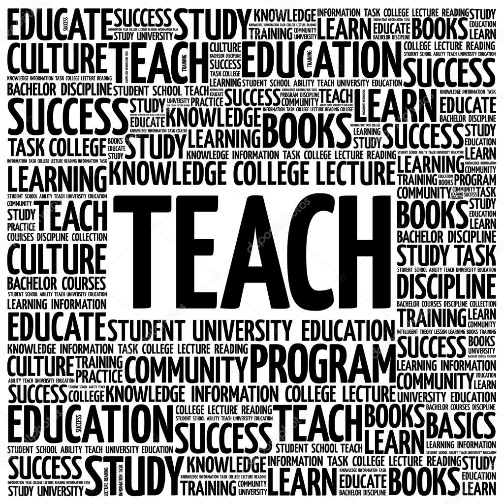 TEACH word cloud Stock Vector Image by ©dizanna 122853650
