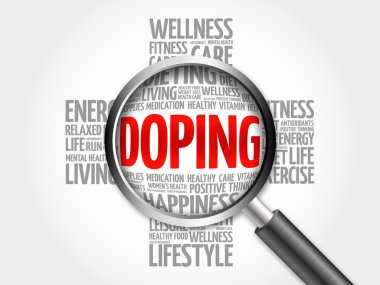 Kelime bulutu büyüteç ile doping