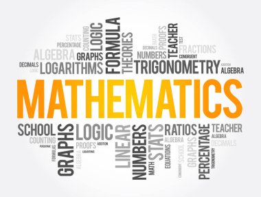 Matematik kelime bulut kolajı, eğitim konsepti geçmişi