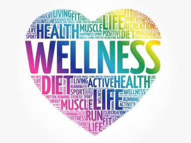 GELLNESS kelime bulut, fitness, spor, sağlık konsepti