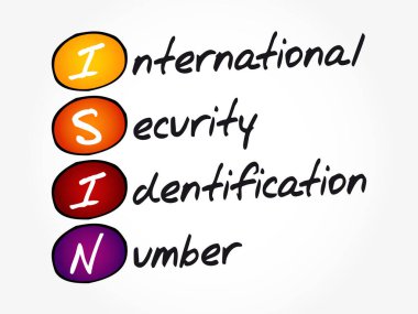 ISIN - Uluslararası Güvenlik Kimlik Numarası Kısaltma, iş konsepti geçmişi
