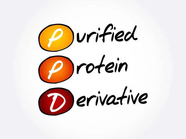 Ppd Protein Derivative — 스톡 벡터