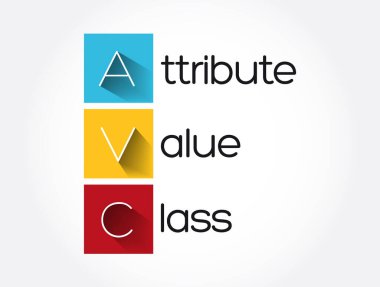 AVC - Öznitelik Değer Sınıfı kısaltması, teknoloji kavramı arka planı