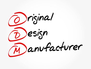 ODM - Orijinal Tasarım Üreticisi kısaltması, iş konsepti geçmişi
