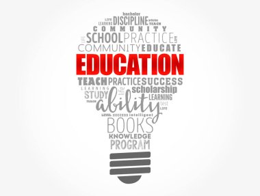 EĞİTİM Ampul Kolajı, kavram arka planı