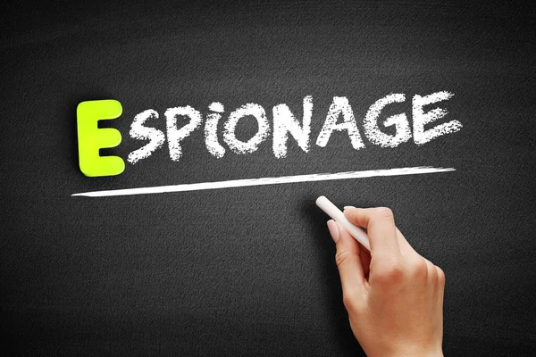 Karatahtaya el yazısı casusluğu, kavram gerilemesi