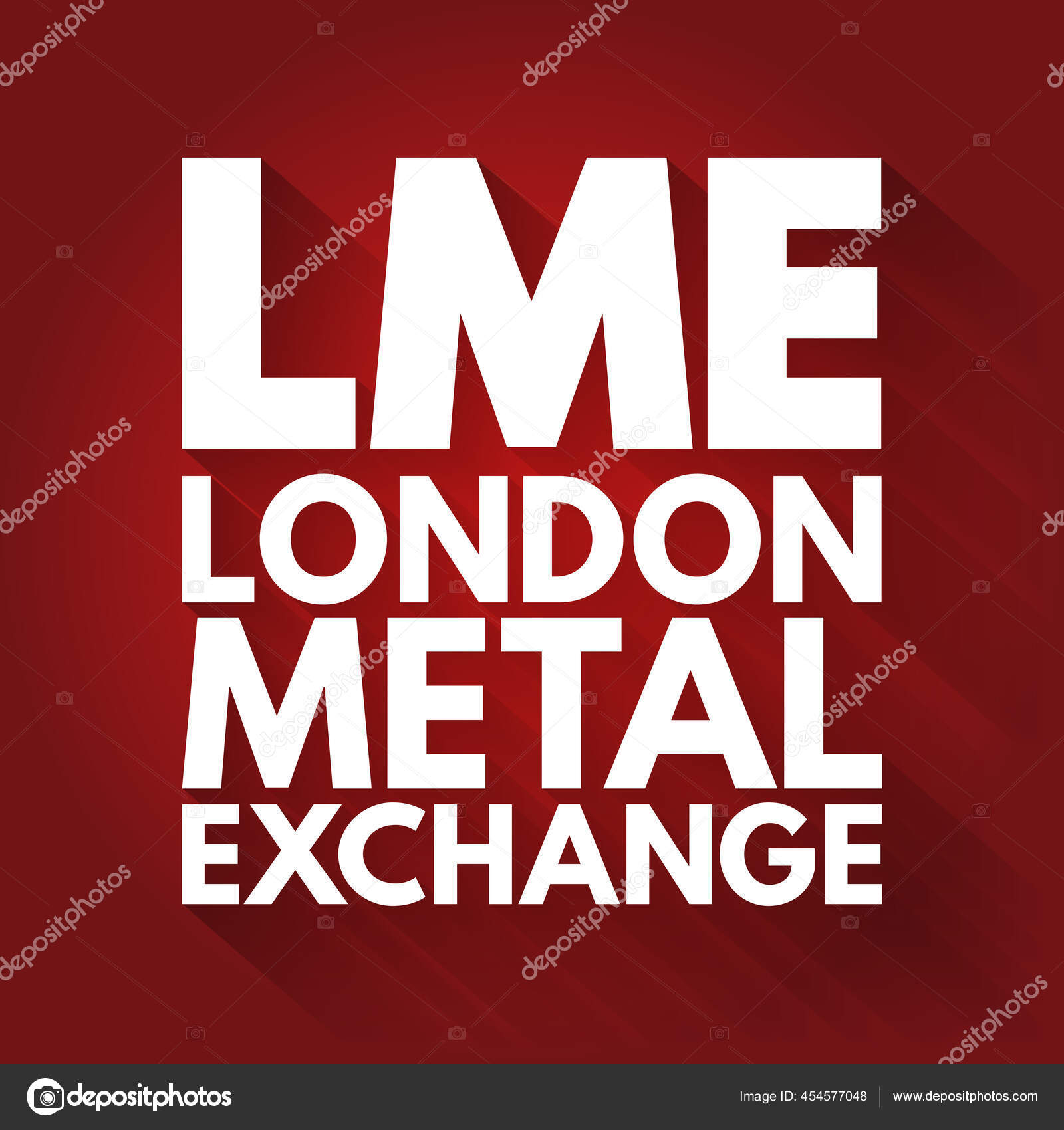 Lme London Metal Exchange Acronym Business Concept Background Stock Vector Image by ©dizanna