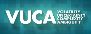 VUCA - Değişkenlik, Belirsizlik, Karmaşıklık, Belirsizlik kısaltması, iş konsepti geçmişi