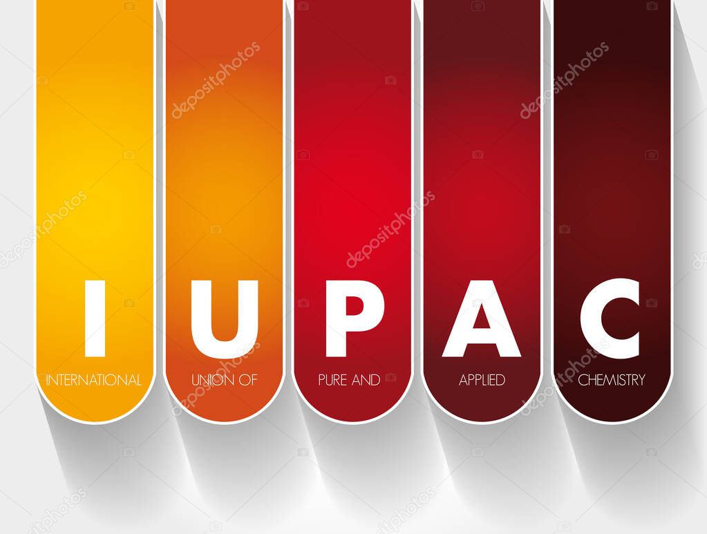 IUPAC - International Union of Pure and Applied Chemistry acronym, concept background