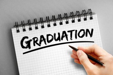 Not defterindeki mezuniyet metni, kavram arkaplanı