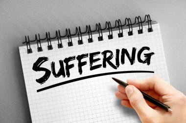 Not defterinde acı çeken metin, kavram arka planı