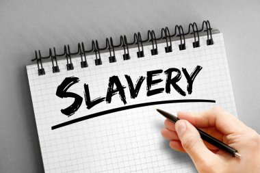 Not defterindeki kölelik metni, kavram arkaplanı