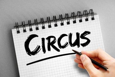 Not defterindeki sirk metni, kavram arkaplanı