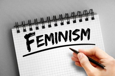 Not defterindeki feminizm metni, kavram arka planı