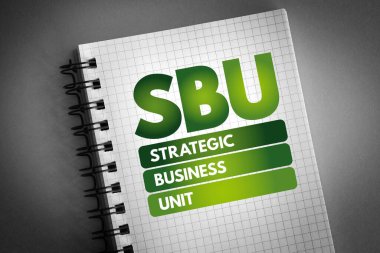 SBU - Not defterinde Stratejik İş Birimi kısaltması, kavram geçmişi