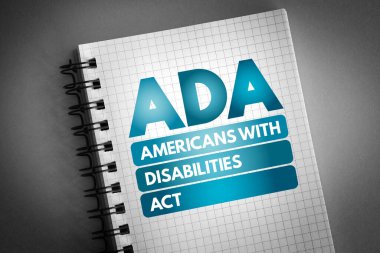 ADA - Engelli Amerikalılar Not Defterinde kısaltma, kavram geçmişi