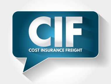 CIF - Maliyet Sigortası Yük Kısaltması, iş konsepti geçmişi