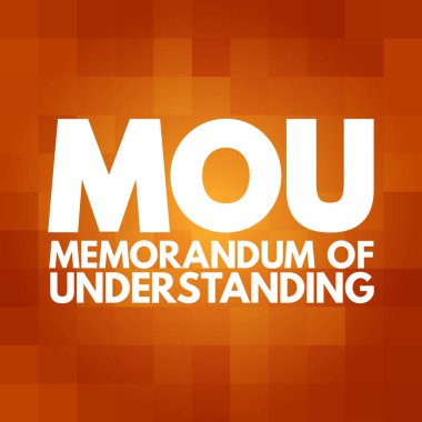 MOU - Mutabakat Anlaşması kısaltma, iş konsepti geçmişi