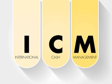 ICM - Uluslararası Nakit Yönetimi kısaltması, iş konsepti geçmişi