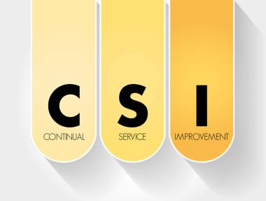 CSI - Sürekli Hizmet Geliştirme kısaltması, iş kavramı geçmişi