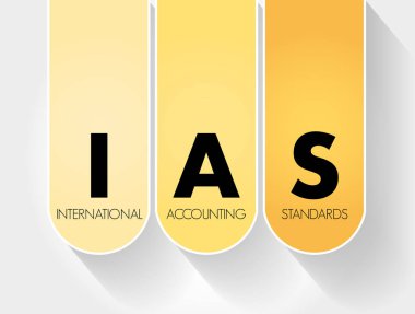 IAS - Uluslararası Muhasebe Standartları Kısaltma, iş konsepti geçmişi