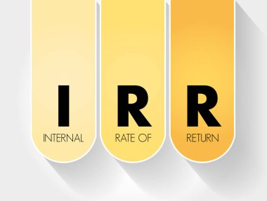 IRR - Geri Dönüş Hızı kısaltması, iş konsepti geçmişi