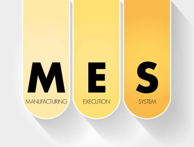 MES - Üretim Çalıştırma Sistemi kısaltması, iş konsepti geçmişi