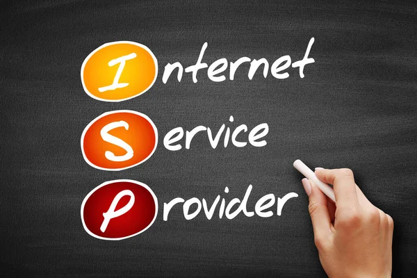 Fsi Fournisseur Services Internet Concept Technologie Acronyme Sur Tableau Noir — Photo