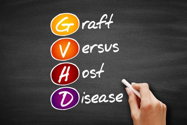 Gvhd Graft Host Disease Acronym Health Concept Blackboard — Stock Photo, Image