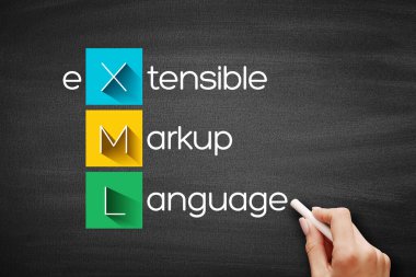 XML - eXtensible Markup Dili kısaltması, karatahta teknoloji kavramı