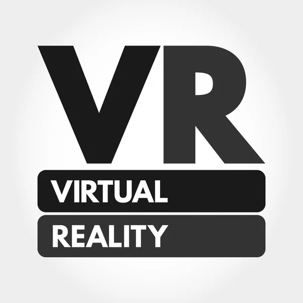 Мбаппе Акроним Виртуальной Реальности Предыстория Концепции Технологии — стоковый вектор