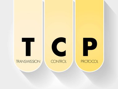 TCP - Aktarım Denetim Protokolü kısaltması, teknoloji kavramı arka planı