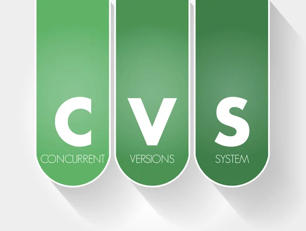 Cvs 并发版本系统缩写 技术概念背景 — 图库矢量图片