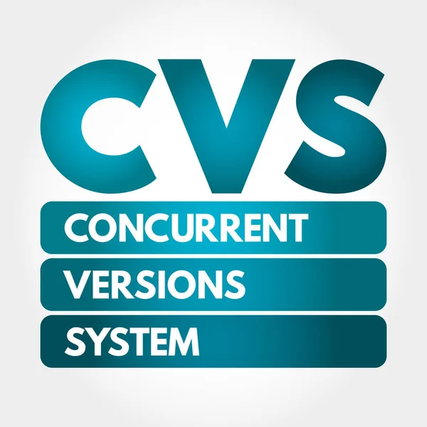 Cvs 并发版本系统缩写 技术概念背景 — 图库矢量图片