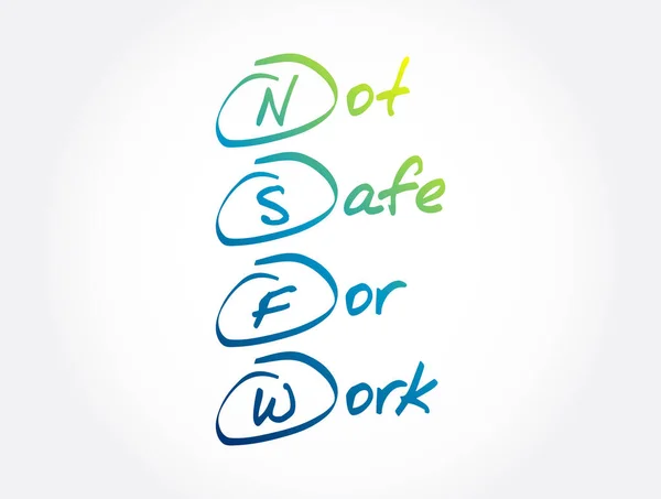Not safe for work (NSFW) Meaning in Hindi/Urdu  Meaning of Not safe for  work (NSFW) 