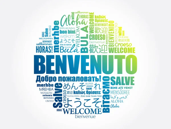 Bienvenido, Welcome Spanish Text Stock Vector - Illustration of expression,  caption: 112854232